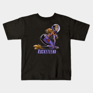 ROCKETEENA the Rocket Girl Kids T-Shirt